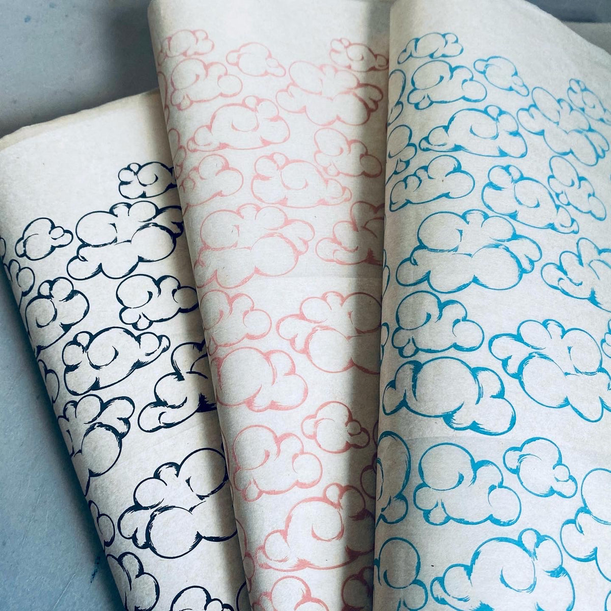 Clouds - Underglaze Transfer Sheet