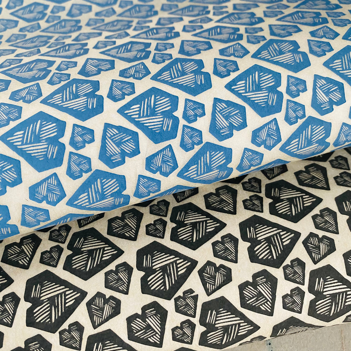 Hearts - Underglaze Transfer Sheet