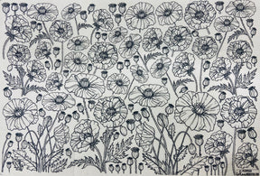 Poppies - Underglaze Transfer Sheet