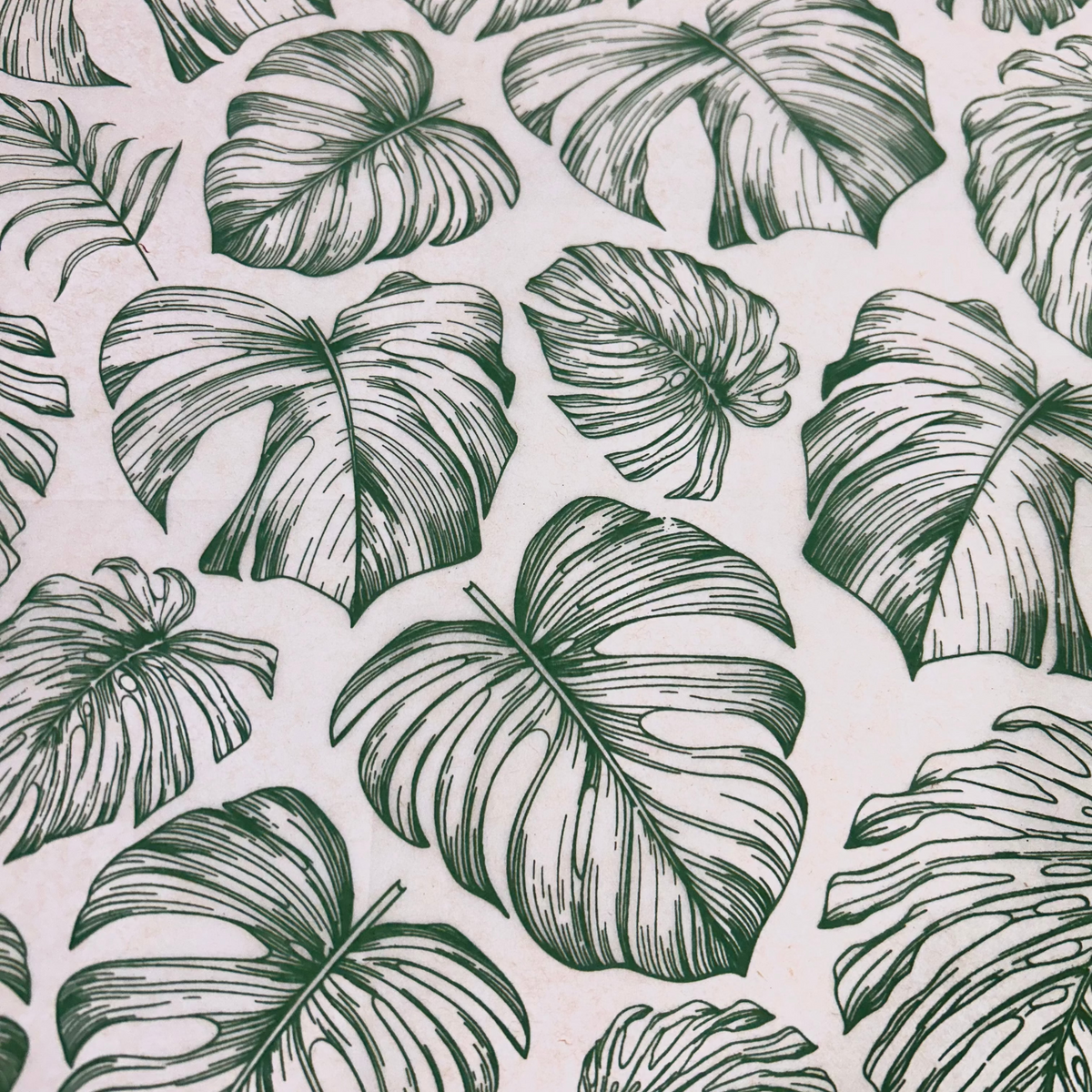 Rainforest Leaves - Underglaze Transfer Sheet