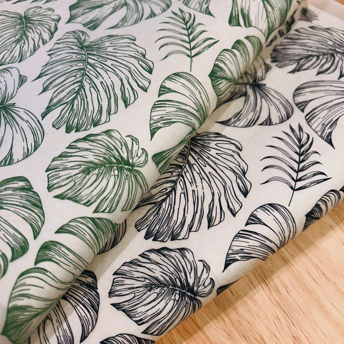 Rainforest Leaves - Underglaze Transfer Sheet