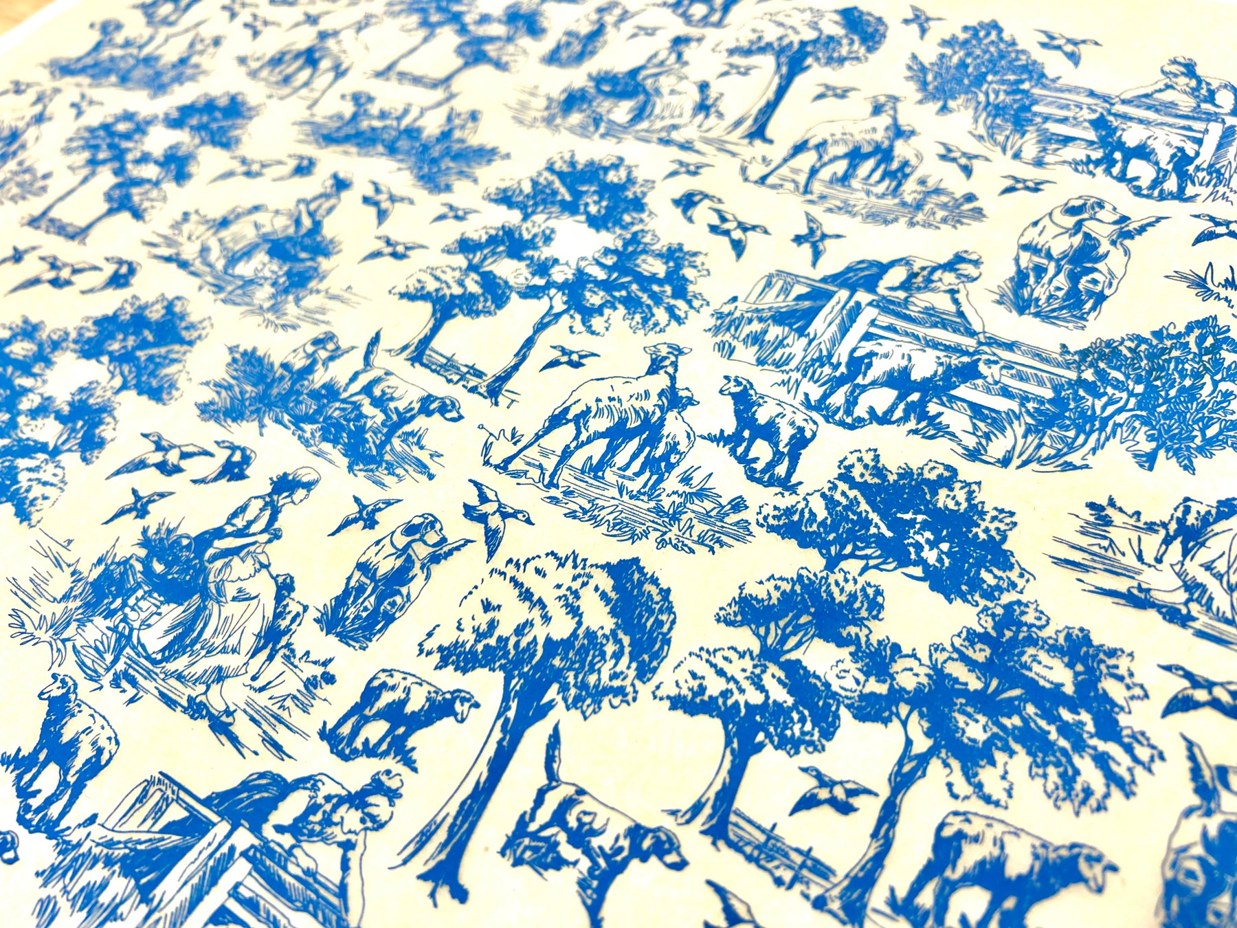 Countryside Toile - Underglaze Transfer Sheet