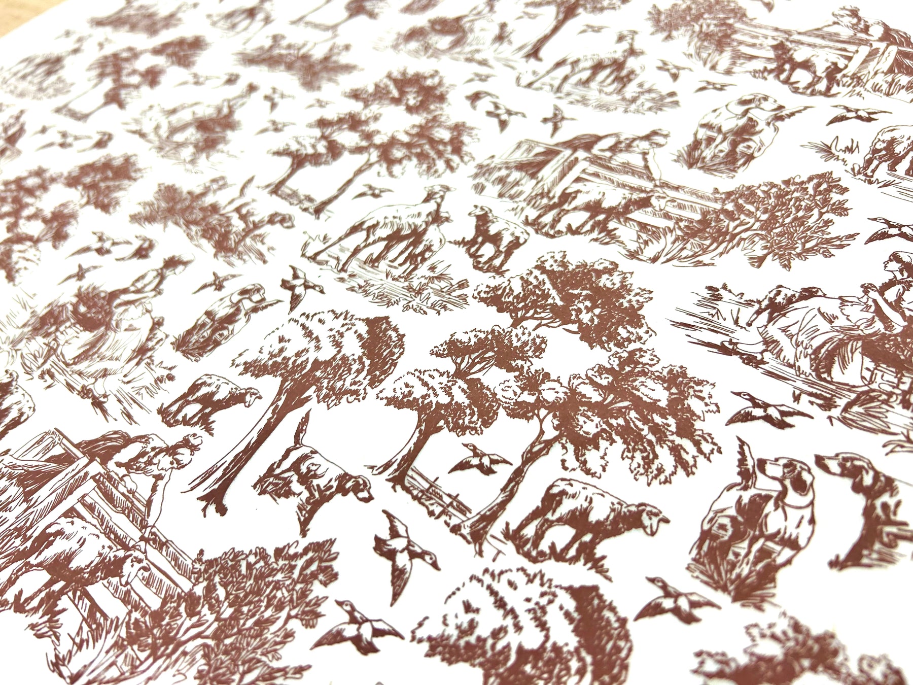 Countryside Toile - Underglaze Transfer Sheet