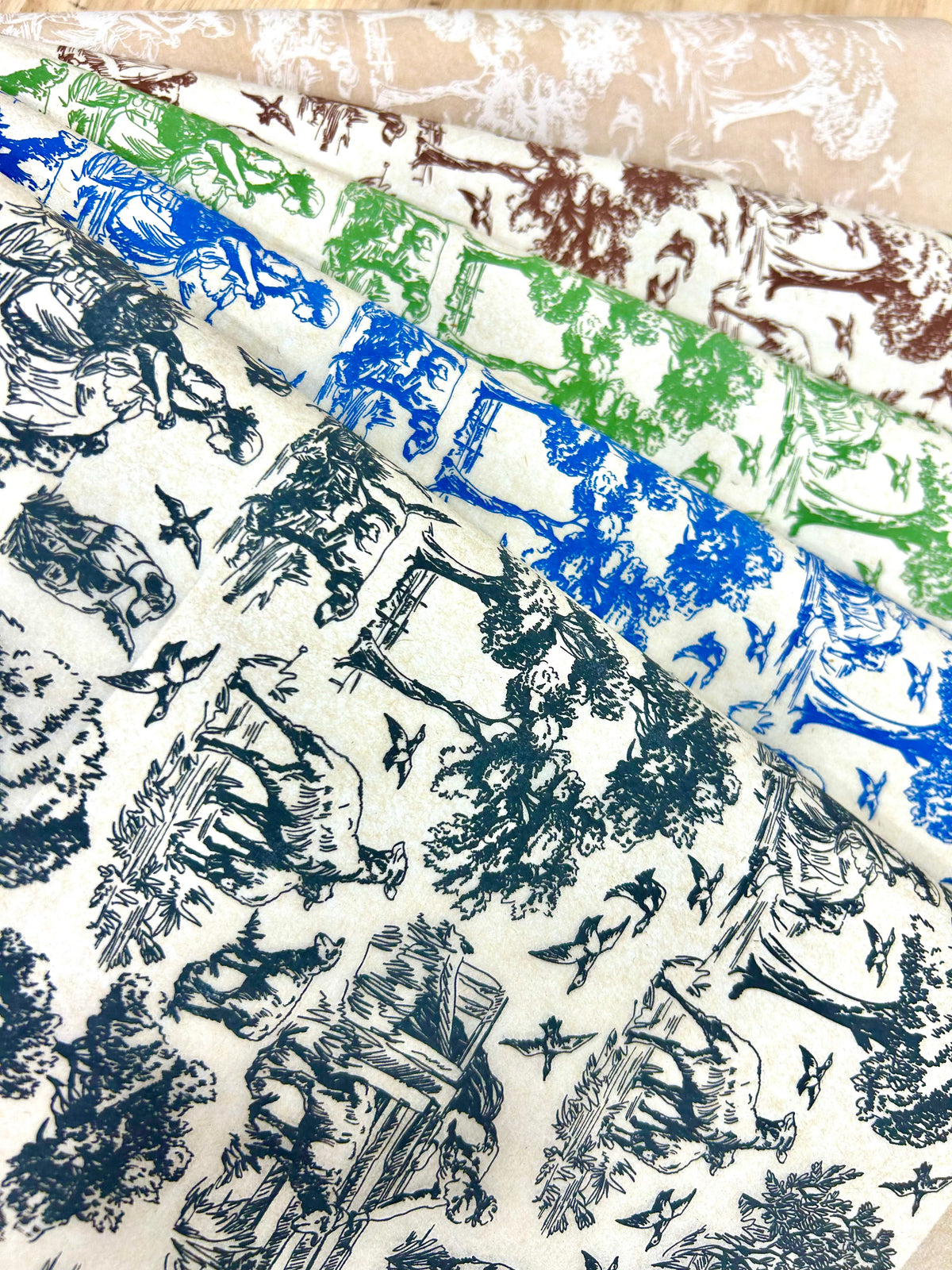 Countryside Toile - Underglaze Transfer Sheet