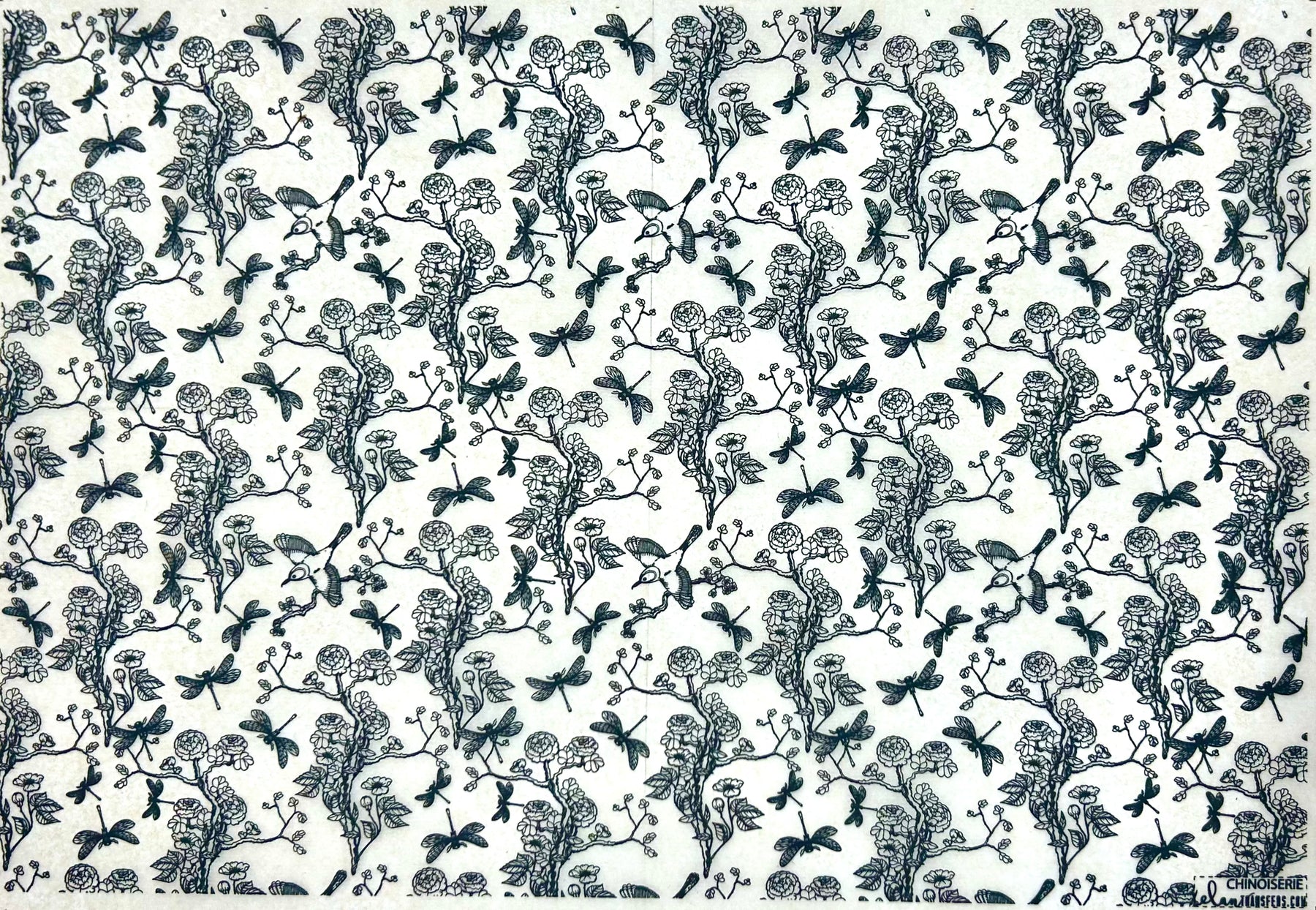 Chinoiserie - Underglaze Transfer Sheet