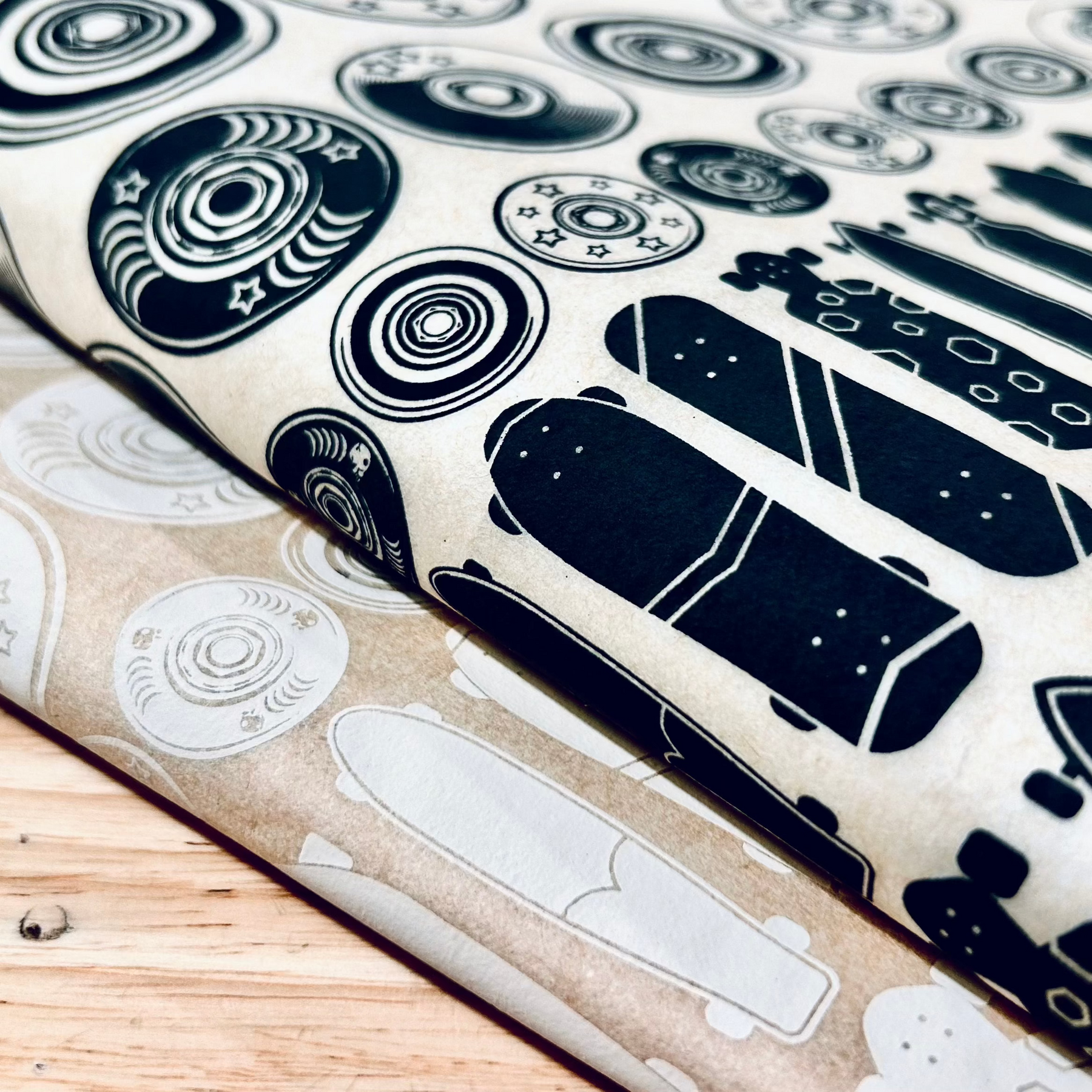 Skate Wheels  - Underglaze Transfer Sheet