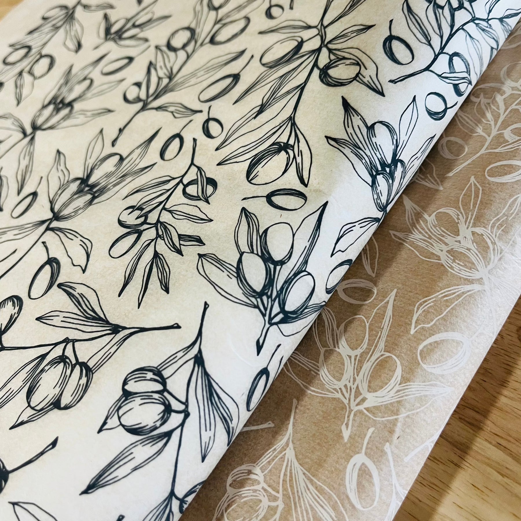 Olives - Underglaze Transfer Sheet