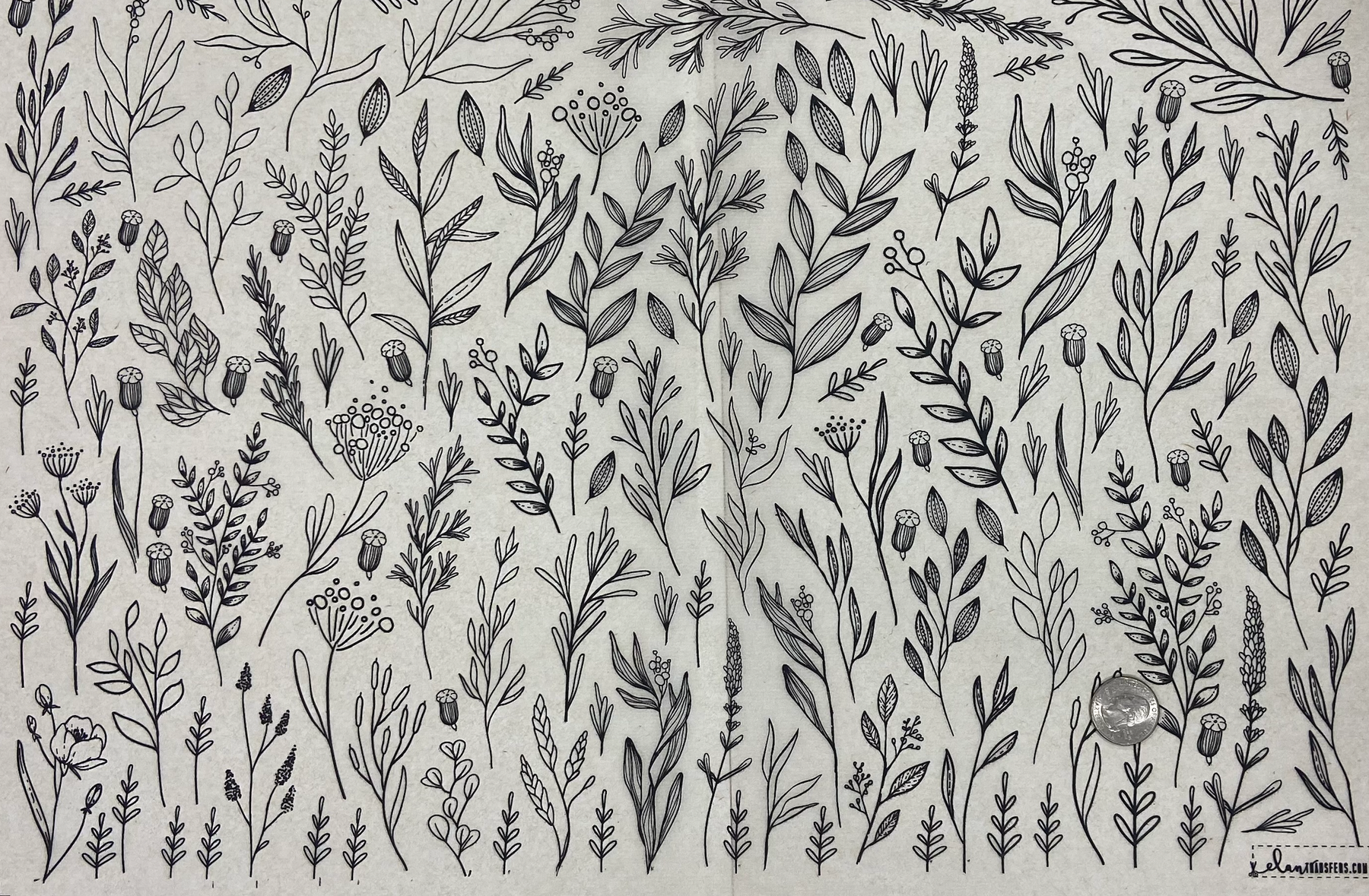 Branches - Underglaze Transfer Sheet