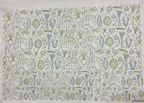 Vegetables - Underglaze Transfer Sheet