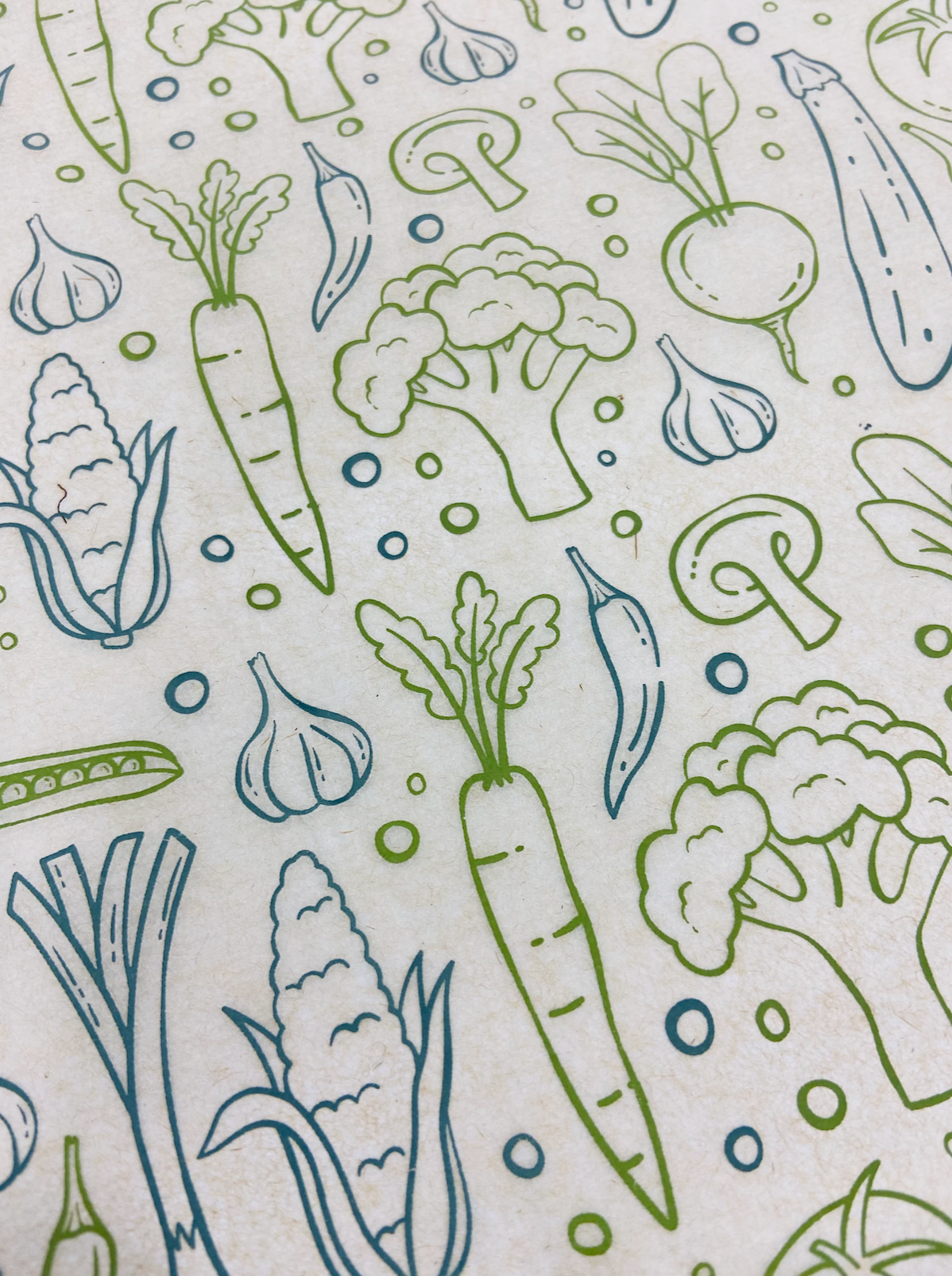 Vegetables - Underglaze Transfer Sheet