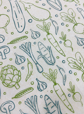 Vegetables - Underglaze Transfer Sheet