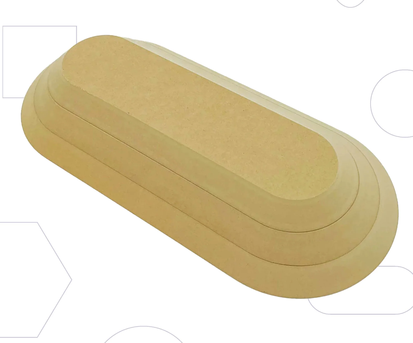 Rounded Rectangle Stack Pack