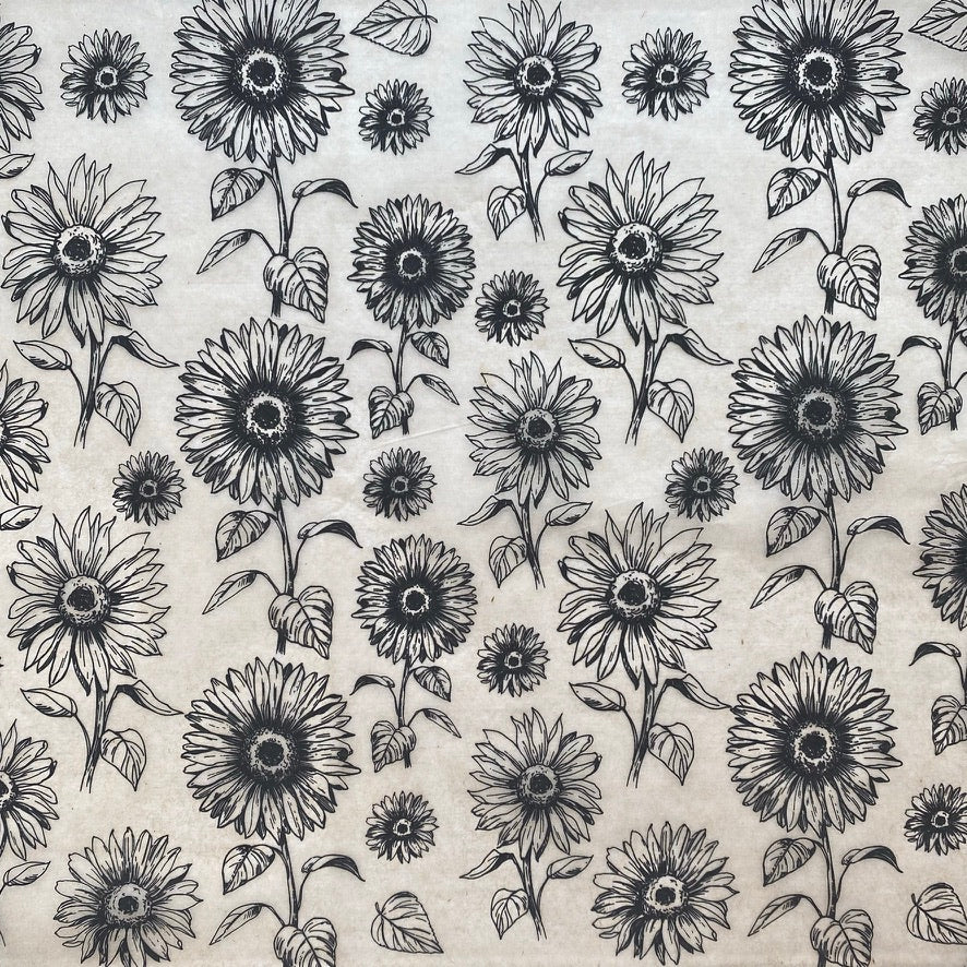 Sunflowers - Underglaze Transfer Sheet