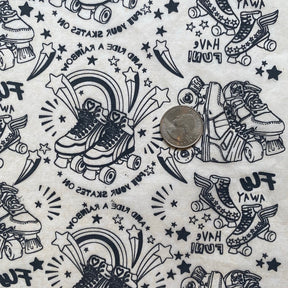 Roller Skates - Underglaze Transfer Sheet