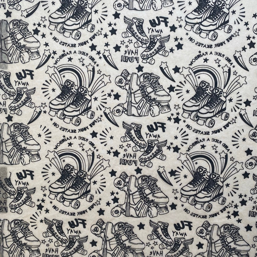 Roller Skates - Underglaze Transfer Sheet