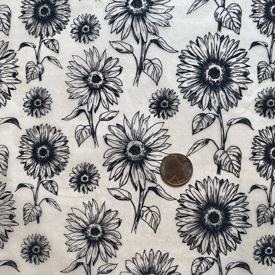 Sunflowers - Underglaze Transfer Sheet