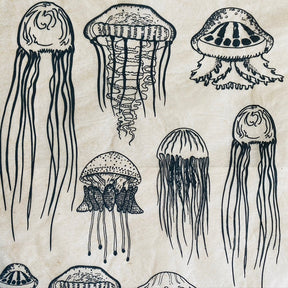 Jellyfish - Underglaze Transfer Sheet
