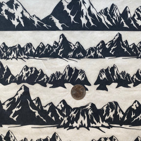 Mountains - Underglaze Transfer Sheet