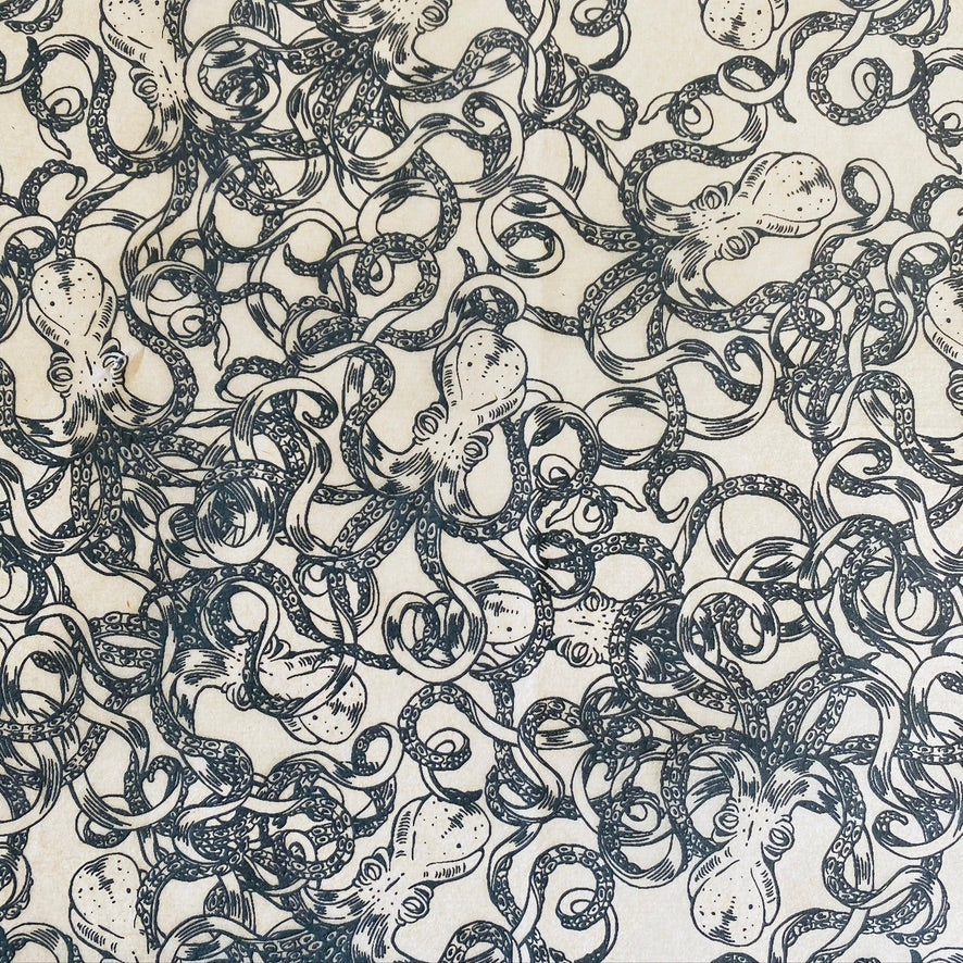 Octopus - Underglaze Transfer Sheet