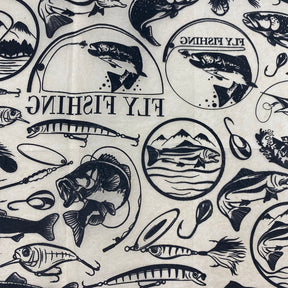 Fly Fishing - Underglaze Transfer Sheet
