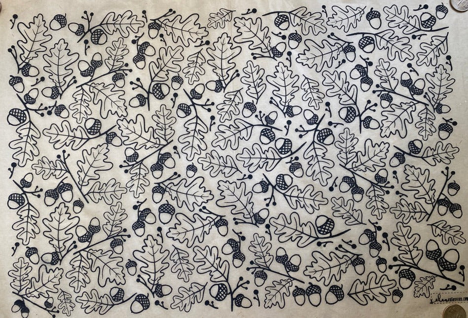 Acorns - Underglaze Transfer Sheet