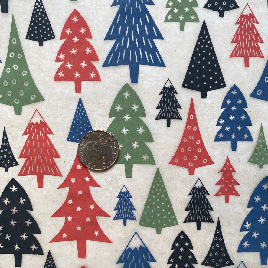 Holiday Trees - Underglaze Transfer Sheet