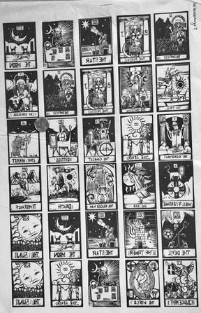 Tarot Cards - Underglaze Transfer Sheet