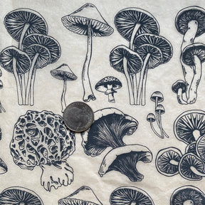Mushrooms Natural - Underglaze Transfer Sheet