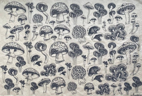 Mushrooms Natural - Underglaze Transfer Sheet