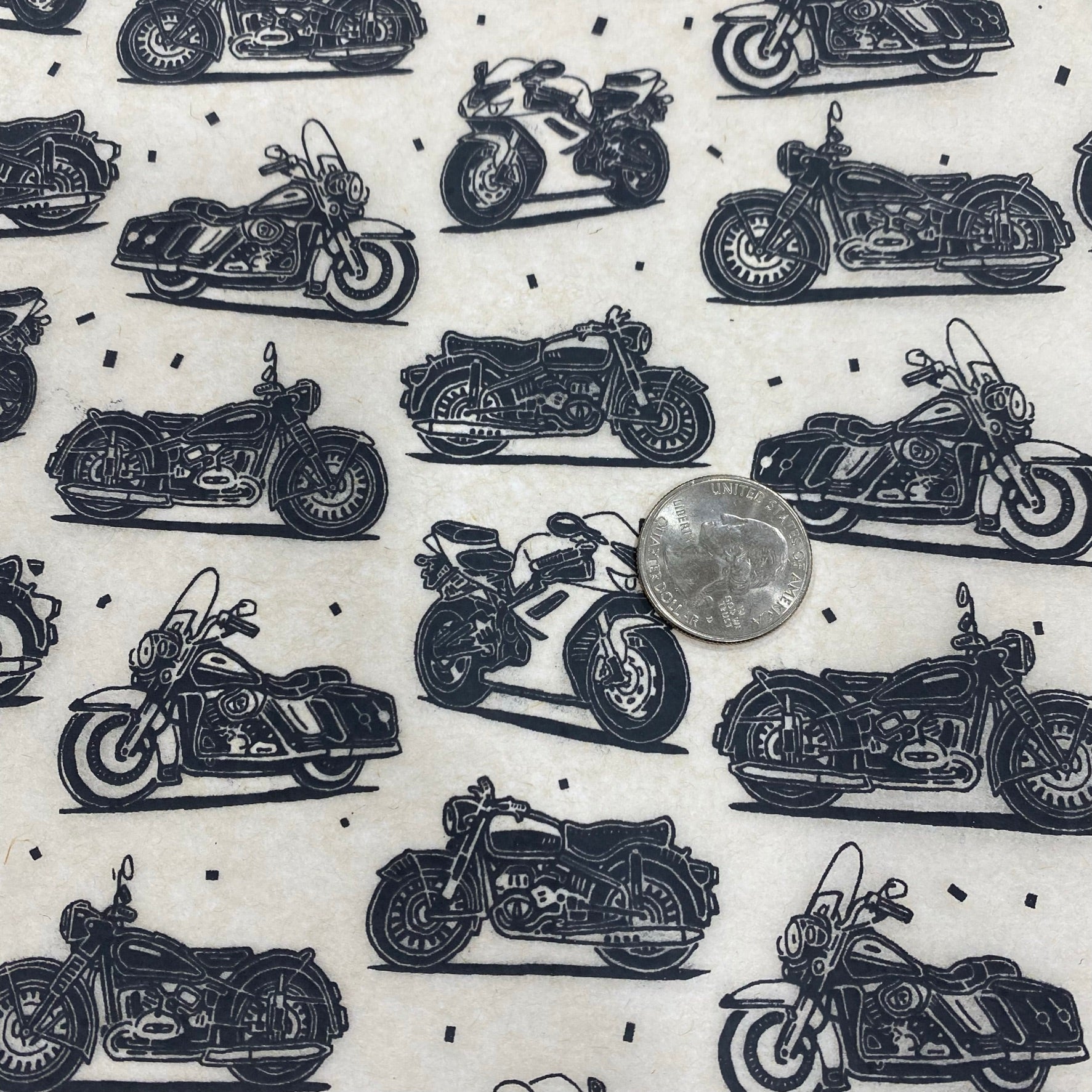 Motorcycles - Underglaze Transfer Sheet