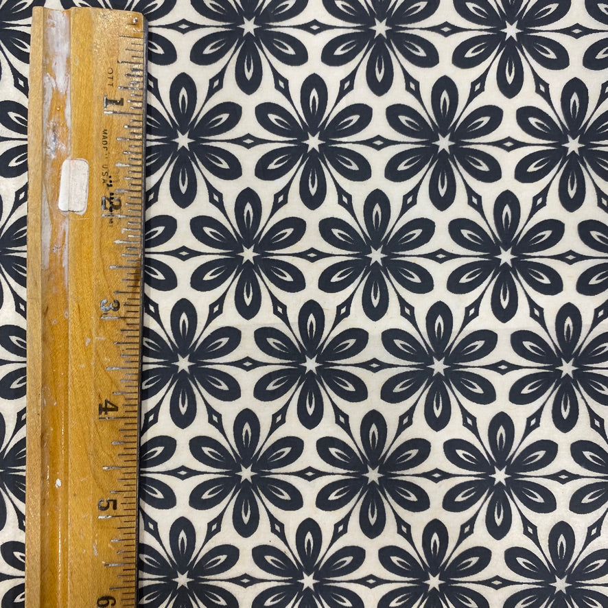 Floral Wallpaper - Underglaze Transfer Sheet