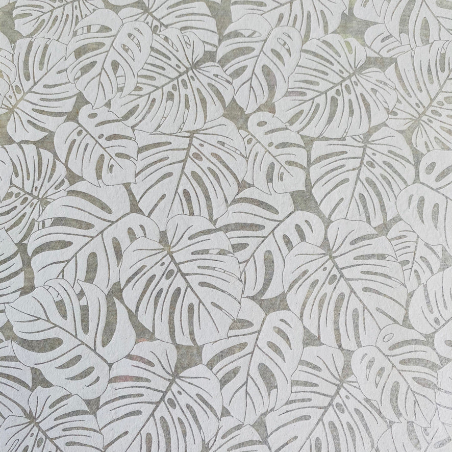 Monstera Leaves - Underglaze Transfer Sheet