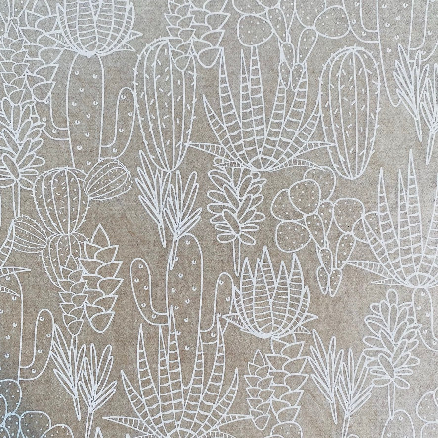 Cacti - Underglaze Transfer Sheet