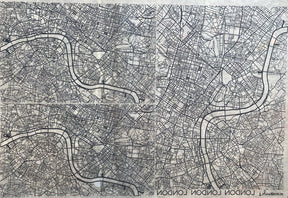Map London - Underglaze Transfer Sheet