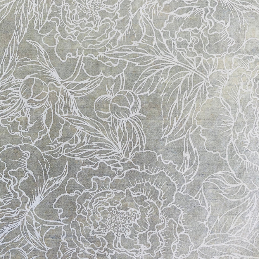 Peonies - Underglaze Transfer Sheet