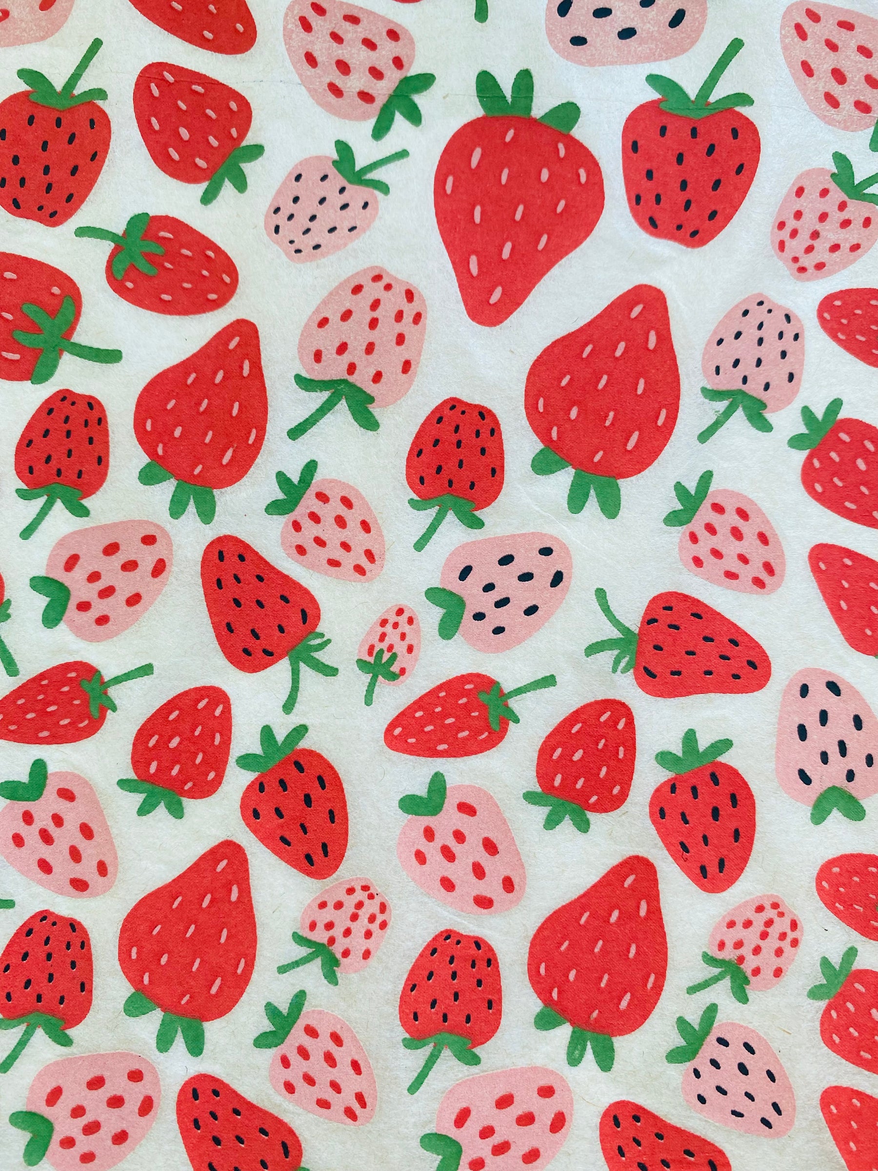 Strawberries - Underglaze Transfer Sheet