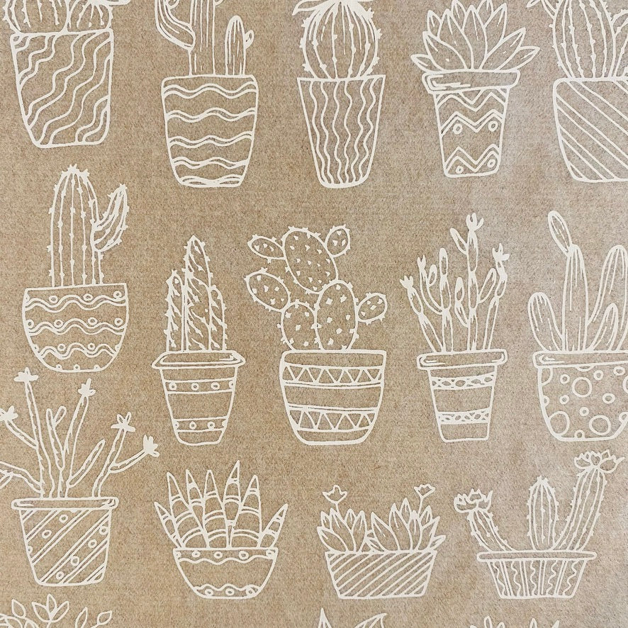 Potted Plants - Underglaze Transfer Sheet
