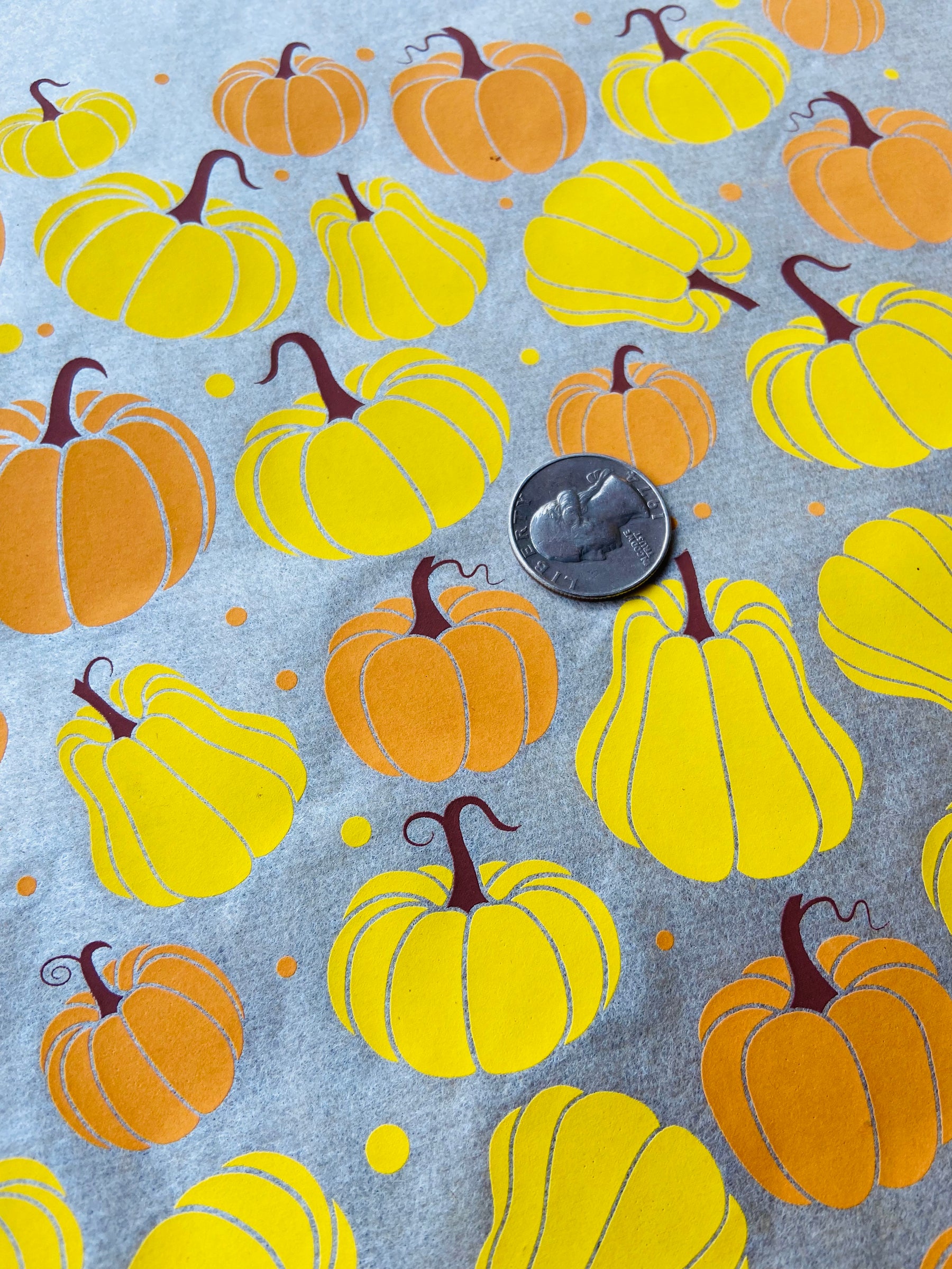Pumpkins - Underglaze Transfer Sheet
