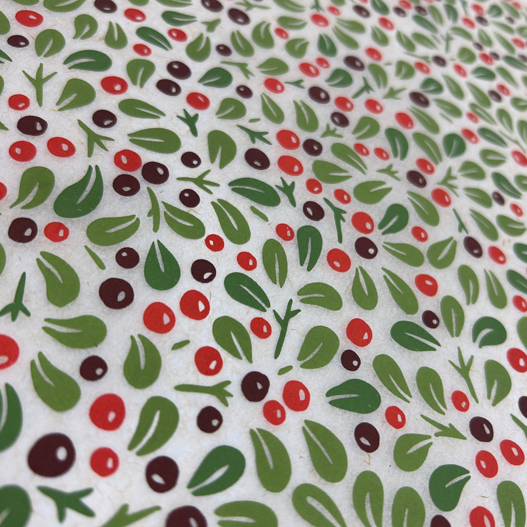 Winter Berries - Underglaze Transfer Sheet