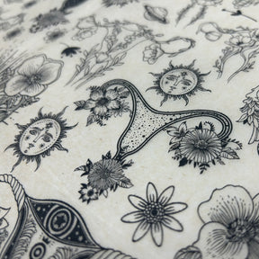 Floral Womb - Underglaze Transfer Sheet