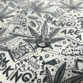 Smoking Section - Underglaze Transfer Sheet