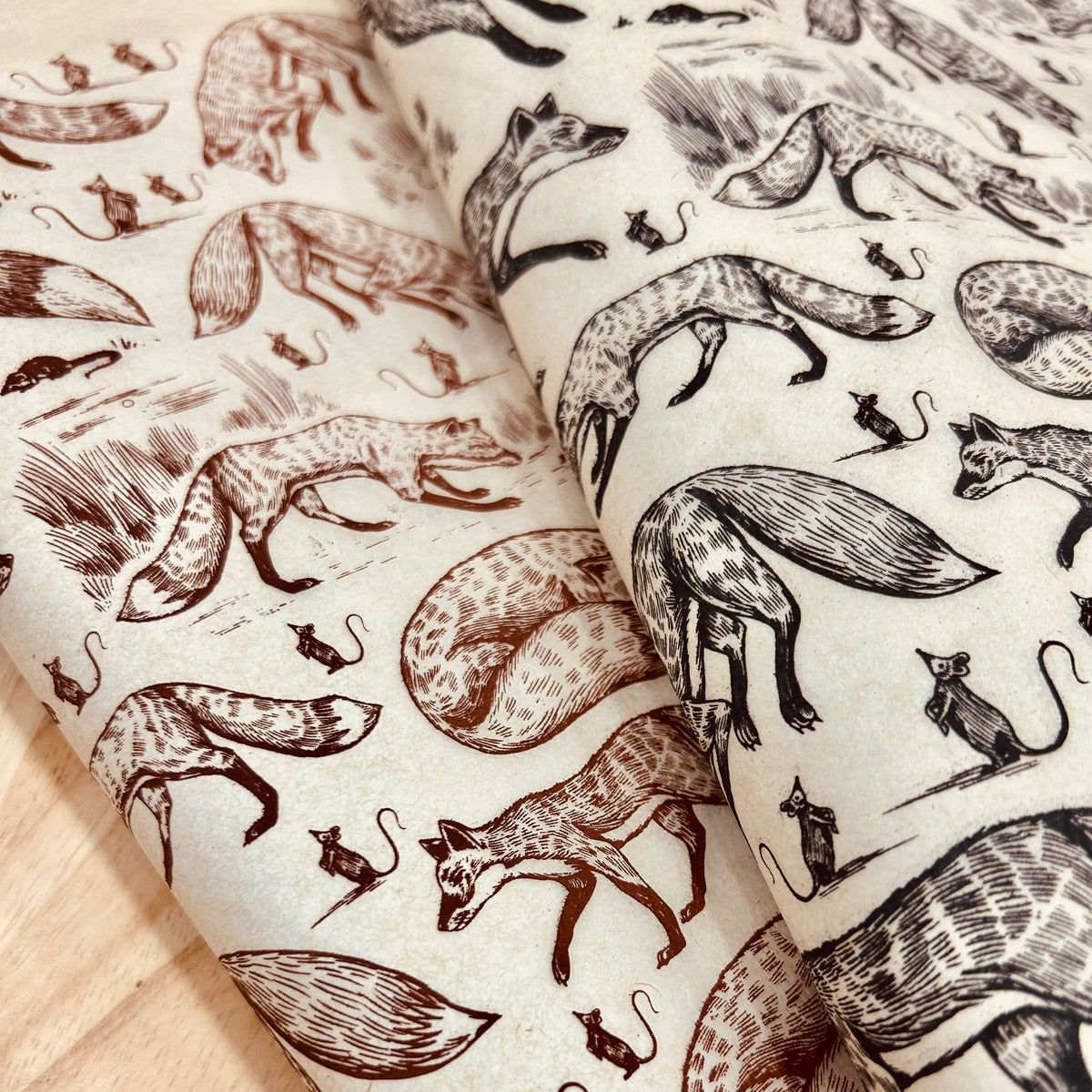 Foxy Loxy - Underglaze Transfer Sheet