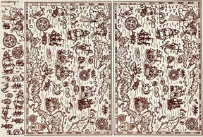 Treasure Map - Underglaze Transfer Sheet