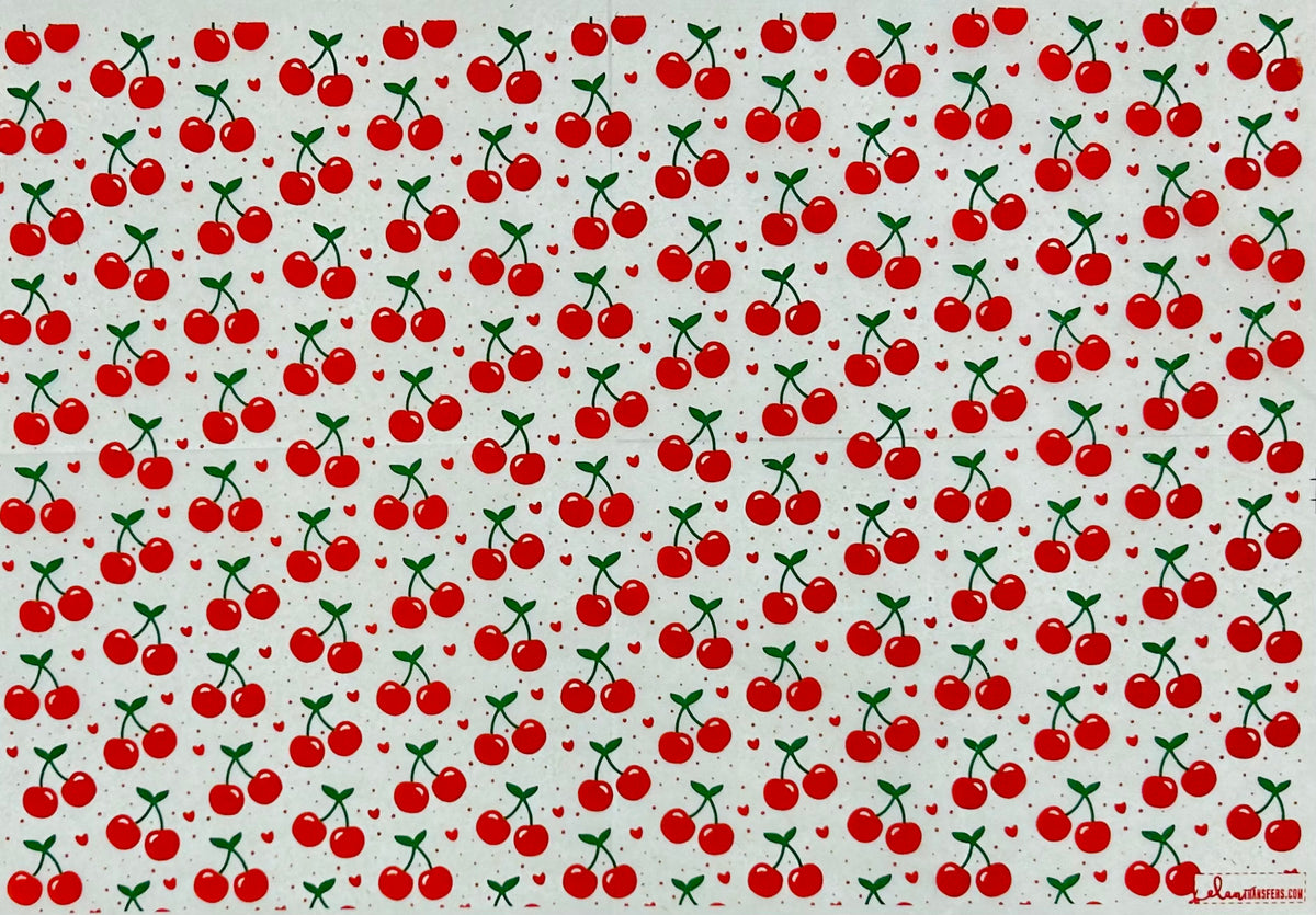 Cherries- Underglaze Transfer Sheet