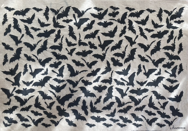 Bats - Underglaze Transfer Sheet