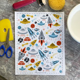 Space - Overglaze Decal Sheet