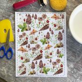 Mushroom Woodland - Overglaze Decal Sheet