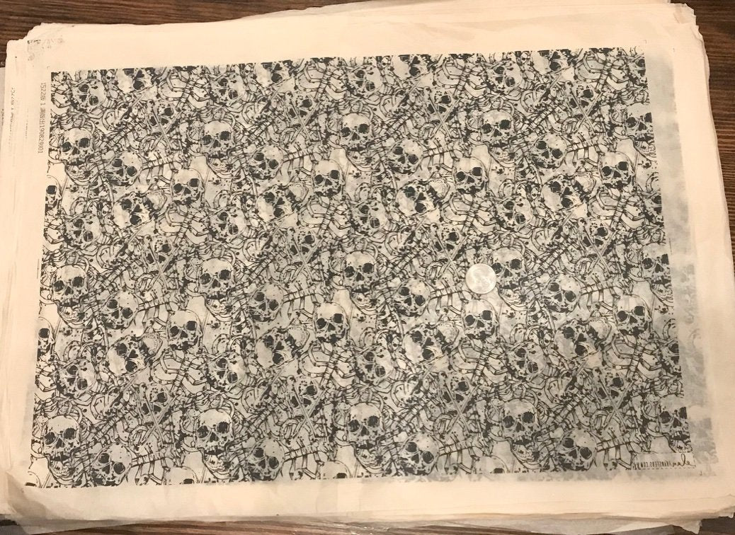 Skeletons - Underglaze Transfer Sheet