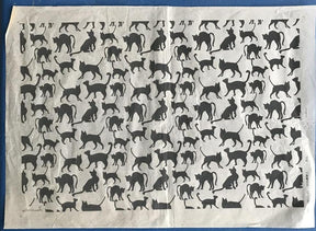 Cats - Underglaze Transfer Sheet