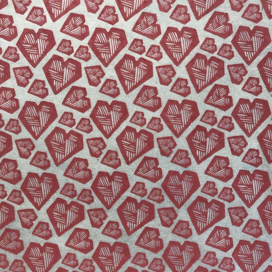 Hearts - Underglaze Transfer Sheet